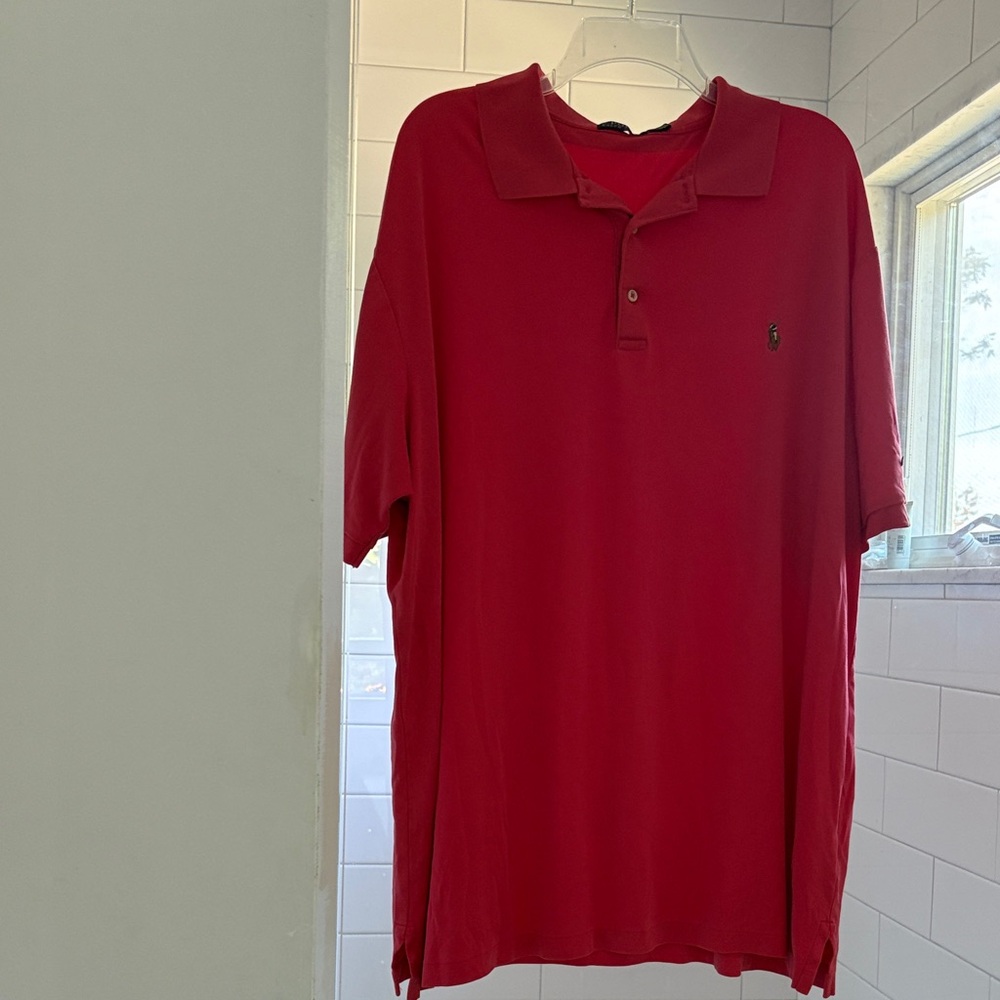 Ralph Lauren Bold pink Polo Shirt- size 2 XXL-